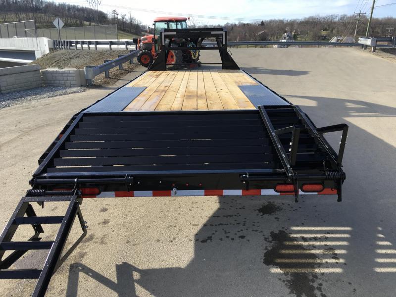 2018 Lamar 102x18+4' Gooseneck Beavertail Deckover Trailer 14000 STAND