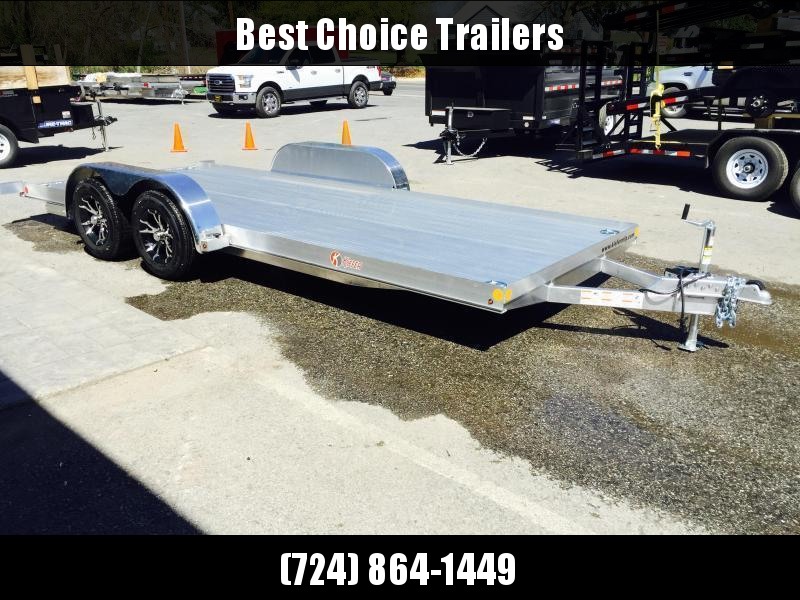 2018 Kiefer 7x20' 7000# Aluminum Car Hauler TORSION EXTRUDED FLOOR ALUMINUM WHEELS LOW LOAD ANGLE 6' RAMPS 2018 Kiefer 7x20' 7000# Aluminum Car Hauler TORSION EXTRUDED FLOOR ALUMINUM WHEELS LOW LOAD ANGLE 6' RAMPS