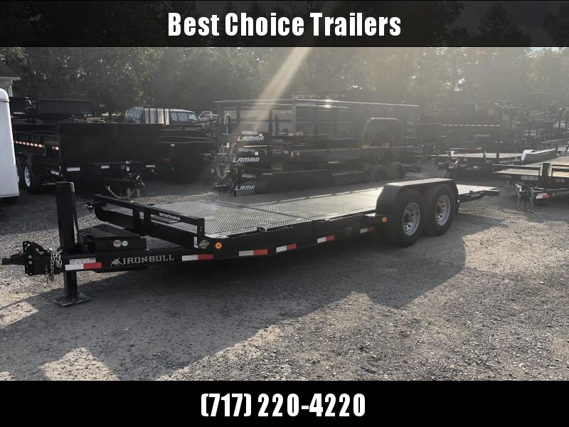 2019 Ironbull 7x16+4 POWER Tilt Equipment Trailer 14000# TORSION * STEEL DECK * FORKHOLDERS * WINCH PLATE * HYDRAULIC JACK * 2ND TOOLBOX * EXTRA D-RINGS 2019 Ironbull 7x16+4 POWER Tilt Equipment Trailer 14000# TORSION * STEEL DECK * FORKHOLDERS * WINCH PLATE * HYDRAULIC JACK * 2ND TOOLBOX * EXTRA D-RINGS
