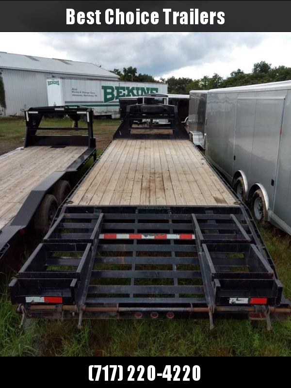 USED 2016 Sure-Trac 102x20+5 15000# Gooseneck Beavertail Deckover Trailer USED 2016 Sure-Trac 102x20+5 15000# Gooseneck Beavertail Deckover Trailer