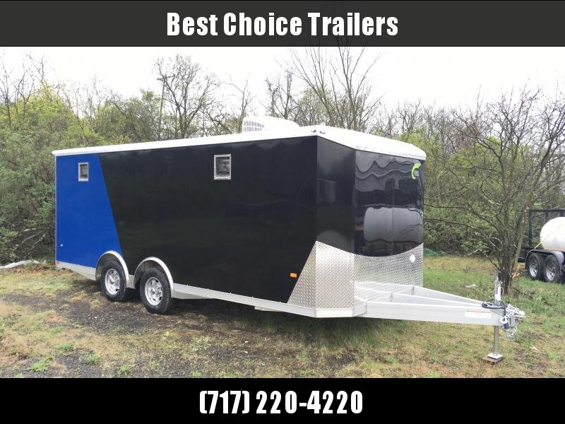 2018 NEO 8.5x20' NACX Aluminum Spread Axle Round Top Enclosed Car Hauler Trailer 9990# GVW * GENERATOR DOOR * VINYL CEILING * 4-LED STRIP LIGHT * A/C UNIT * 50 AMP ALEC * EXTRUDED FLOOR/RAMP 2018 NEO 8.5x20' NACX Aluminum Spread Axle Round Top Enclosed Car Hauler Trailer 9990# GVW * GENERATOR DOOR * VINYL CEILING * 4-LED STRIP LIGHT * A/C UNIT * 50 AMP ALEC * EXTRUDED FLOOR/RAMP