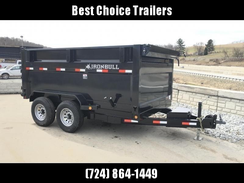 2018 Iron Bull 7x12' 4' HIGH SIDE Dump Trailer 14000# GVW RAMPS * TARP * SCISSOR 2018 Iron Bull 7x12' 4' HIGH SIDE Dump Trailer 14000# GVW RAMPS * TARP * SCISSOR