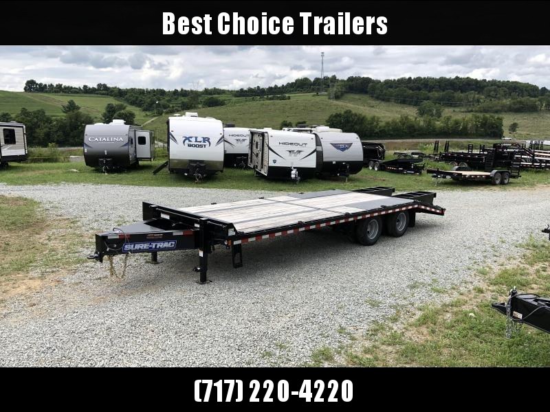 2019 Sure-Trac 102x20+5 22K Pintle Beavertail Deckover Trailer Pierced Frame OAK DECK & RAMPS PAVER TRAILER * HUTCH SUSPENSION * 12 D-RINGS * TOOLBOX * OAK RAMPS/TAIL/DECK * 2ND JACK 2019 Sure-Trac 102x20+5 22K Pintle Beavertail Deckover Trailer Pierced Frame OAK DECK & RAMPS PAVER TRAILER * HUTCH SUSPENSION * 12 D-RINGS * TOOLBOX * OAK RAMPS/TAIL/DECK * 2ND JACK