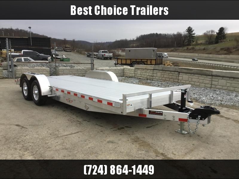2018 H&H 7x20' Aluminum Car Trailer 9990# GVW - EXTRUDED ALUMINUM FLOOR 2018 H&H 7x20' Aluminum Car Trailer 9990# GVW - EXTRUDED ALUMINUM FLOOR