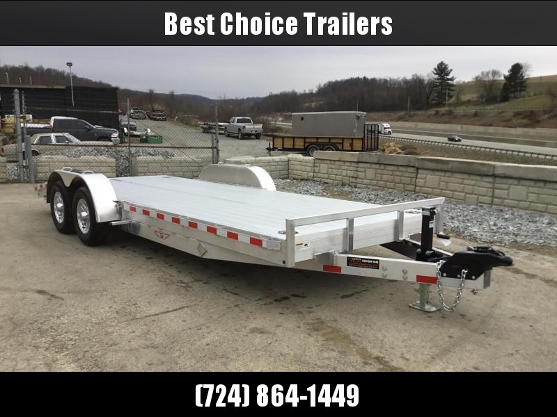 2018 H&H 7x20' Aluminum Car Trailer 9990# GVW - EXTRUDED ALUMINUM FLOOR 2018 H&H 7x20' Aluminum Car Trailer 9990# GVW - EXTRUDED ALUMINUM FLOOR