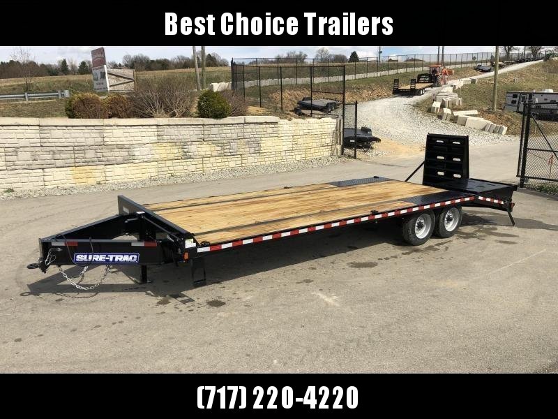 2019 Sure-Trac 102"x20+5' LowPro Beavertail Deckover Trailer 22500# GVW * 10000# AXLES * PIERCED FRAME * FULL WIDTH RAMPS * 12" I-BEAM 2019 Sure-Trac 102"x20+5' LowPro Beavertail Deckover Trailer 22500# GVW * 10000# AXLES * PIERCED FRAME * FULL WIDTH RAMPS * 12" I-BEAM