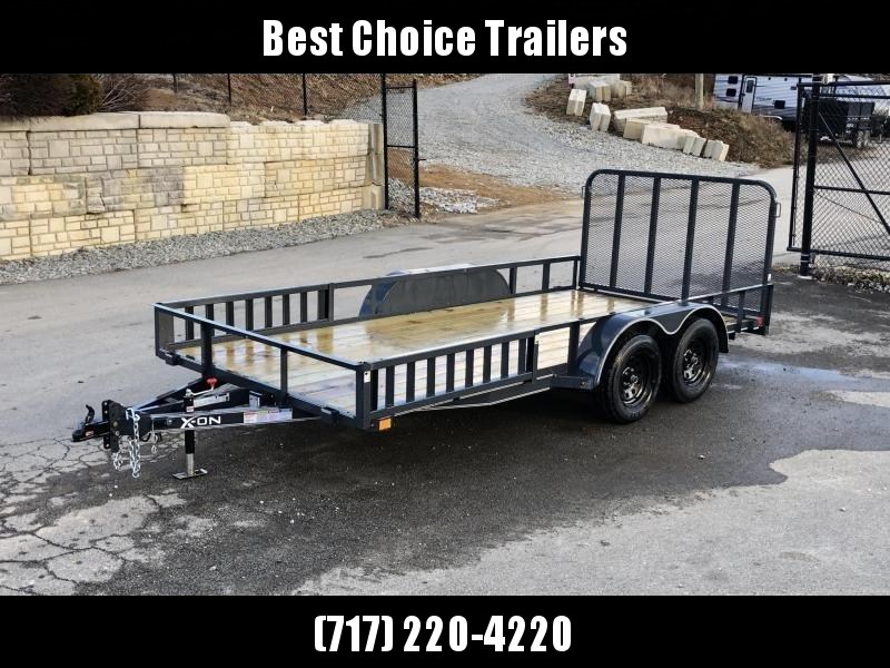 2019 X-On 7x16' Utility Landscape Trailer 7000# GVW * ATV RAMPS * CHARCOAL 2019 X-On 7x16' Utility Landscape Trailer 7000# GVW * ATV RAMPS * CHARCOAL