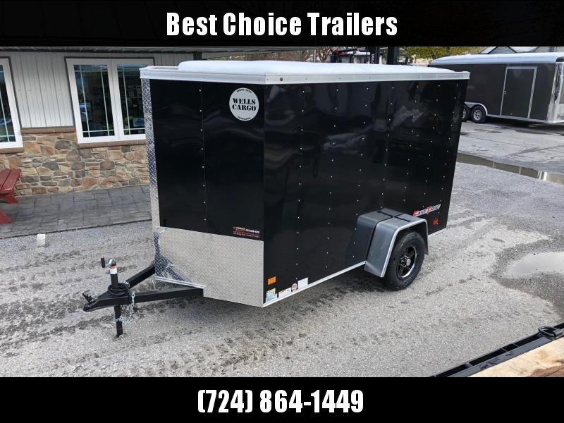 2019 Wells Cargo 6x10' Fastrac Enclosed Cargo Trailer 2990# GVW * BLACK EXTERIOR * RAMP DOOR * ALUMINUM WHEELS 2019 Wells Cargo 6x10' Fastrac Enclosed Cargo Trailer 2990# GVW * BLACK EXTERIOR * RAMP DOOR * ALUMINUM WHEELS