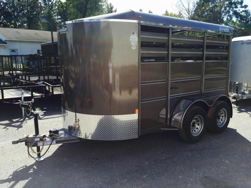 2018 Delta 12' Livestock Trailer 500ES Beige 2018 Delta 12' Livestock Trailer 500ES Beige