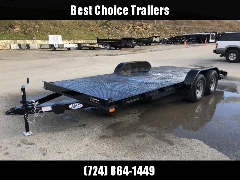 2018 AMO 7x16' Steel Deck Car Trailer 7000# GVW 2018 AMO 7x16' Steel Deck Car Trailer 7000# GVW