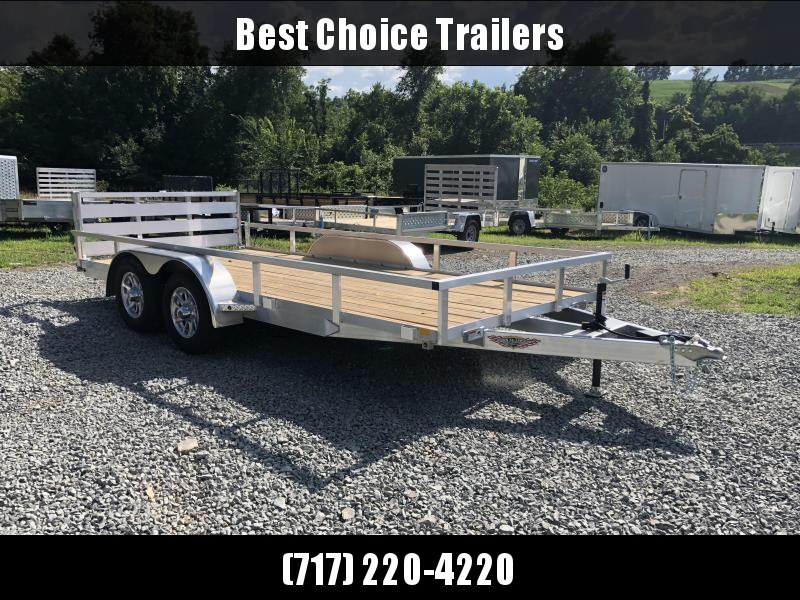 2018 H&H 7x16' TRSA Aluminum Utility Landscape Trailer 7000# GVW * BI FOLD GATE 2018 H&H 7x16' TRSA Aluminum Utility Landscape Trailer 7000# GVW * BI FOLD GATE