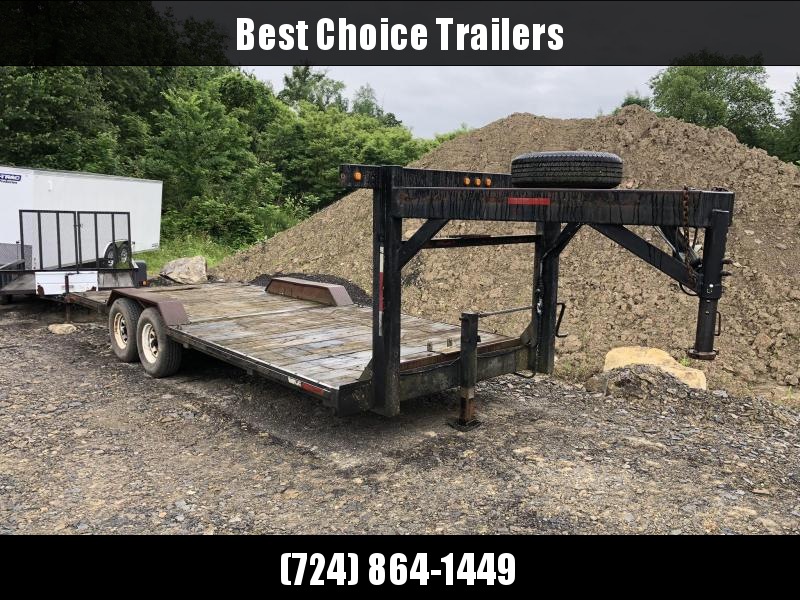 USED 8X20' Gooseneck Car Hauler * BUGGY HAULER - FULL WIDTH DECK * DRIVE OVER FENDERS * ATV/UTV HAULER USED 8X20' Gooseneck Car Hauler * BUGGY HAULER - FULL WIDTH DECK * DRIVE OVER FENDERS * ATV/UTV HAULER
