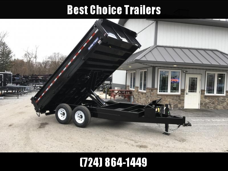 2018 Sure-Trac 8x14' HD Deckover Dump Trailer Fold Down Sides 14000# GVW * CLEARANCE in Ashburn, VA 2018 Sure-Trac 8x14' HD Deckover Dump Trailer Fold Down Sides 14000# GVW * CLEARANCE in Ashburn, VA