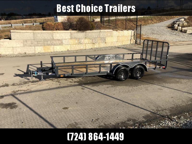 2019 X-On 7x18' Utility Landscape Trailer 7000# GVW * TUBE TOP * CHARCOAL 2019 X-On 7x18' Utility Landscape Trailer 7000# GVW * TUBE TOP * CHARCOAL