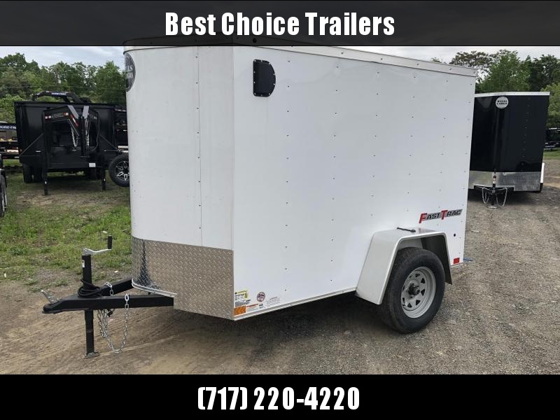2019 Wells Cargo 5x8' Fastrac Enclosed Cargo Trailer 2990# GVW * WHITE EXTERIOR 2019 Wells Cargo 5x8' Fastrac Enclosed Cargo Trailer 2990# GVW * WHITE EXTERIOR