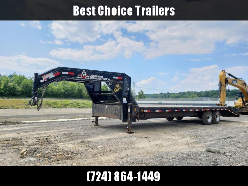 2018 PJ Trailers 102x25+5 16k Gooseneck Beavertail Deckover Equipment Trailer 2018 PJ Trailers 102x25+5 16k Gooseneck Beavertail Deckover Equipment Trailer