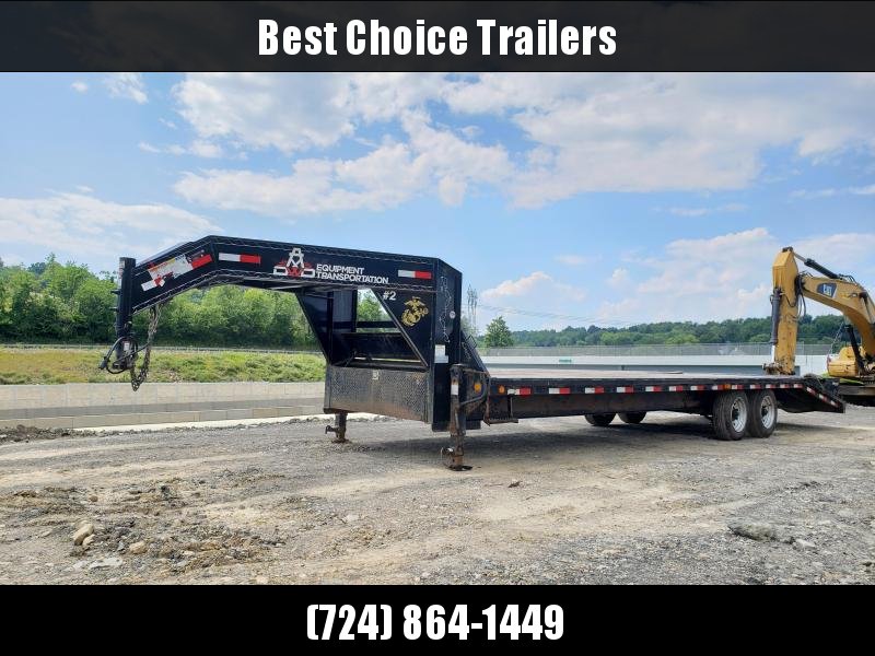 2018 PJ Trailers 102x25+5 16k Gooseneck Beavertail Deckover Equipment Trailer 2018 PJ Trailers 102x25+5 16k Gooseneck Beavertail Deckover Equipment Trailer