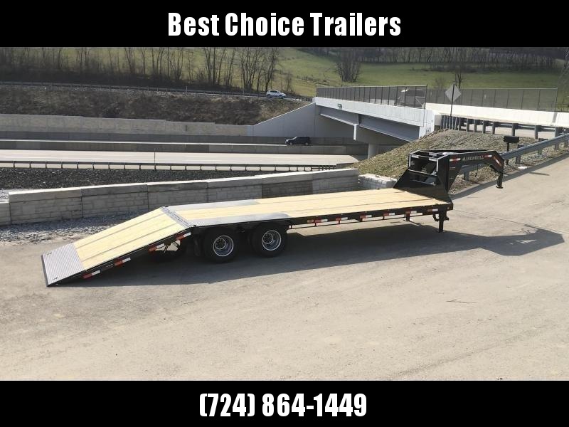 2019 Ironbull 102x32' Gooseneck Deckover Flatbed Hydraulic Dovetail 22000# GVW * BLACKWOOD TAIL 2019 Ironbull 102x32' Gooseneck Deckover Flatbed Hydraulic Dovetail 22000# GVW * BLACKWOOD TAIL