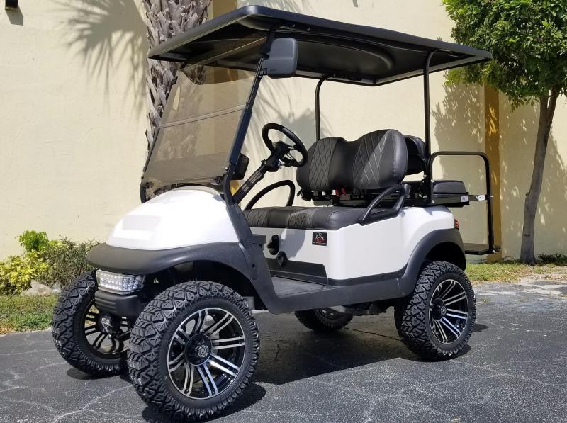 2018 Lifted Pearl White Club Car Precedent Gas Golf Cart 2018 Lifted Pearl White Club Car Precedent Gas Golf Cart