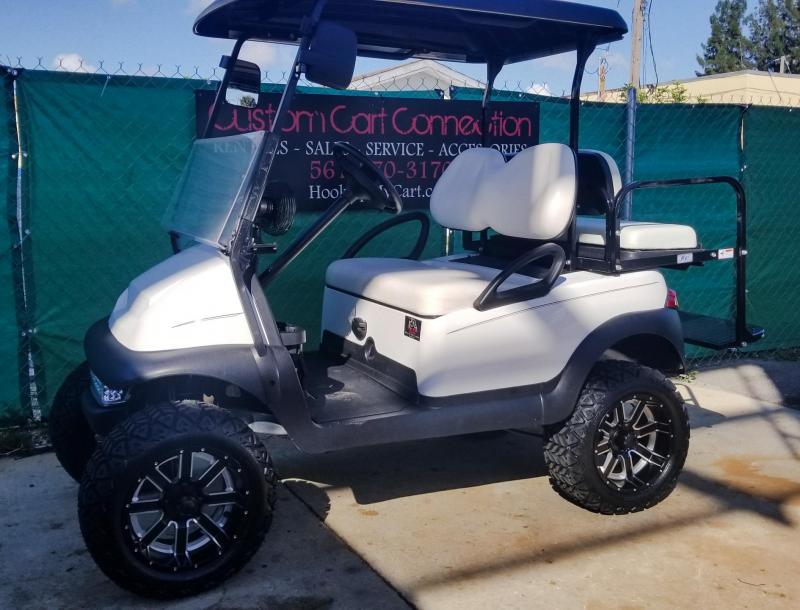 2015 White Lifted Club Car Precedent Golf Cart 2015 White Lifted Club Car Precedent Golf Cart