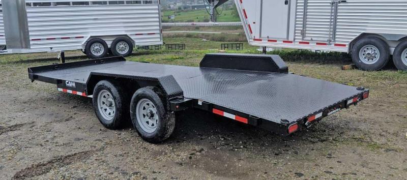 NEW 2019 CAM 18 ' Steel Deck Car Hauler w/ Removable Fender NEW 2019 CAM 18 ' Steel Deck Car Hauler w/ Removable Fender