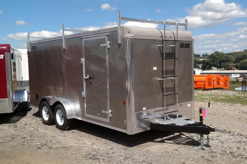 NEW 2019 Car Mate 7x18 HD Custom Contractor Trailer w/ Rear Barn Doors NEW 2019 Car Mate 7x18 HD Custom Contractor Trailer w/ Rear Barn Doors