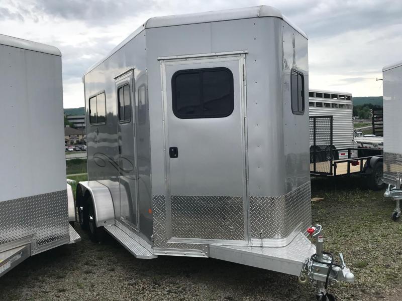 2018 FRONTIER AMBASSADOR 2H STRAIGHT LOAD ALUMINUM HORSE TRAILER W/ 44" TACK ROOM 2018 FRONTIER AMBASSADOR 2H STRAIGHT LOAD ALUMINUM HORSE TRAILER W/ 44" TACK ROOM
