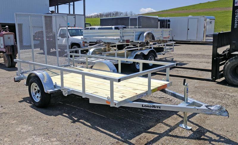 NEW 2019 Load Rite 5.5X11 Galvanized Utility Trailer w/Spring Assist Gate NEW 2019 Load Rite 5.5X11 Galvanized Utility Trailer w/Spring Assist Gate