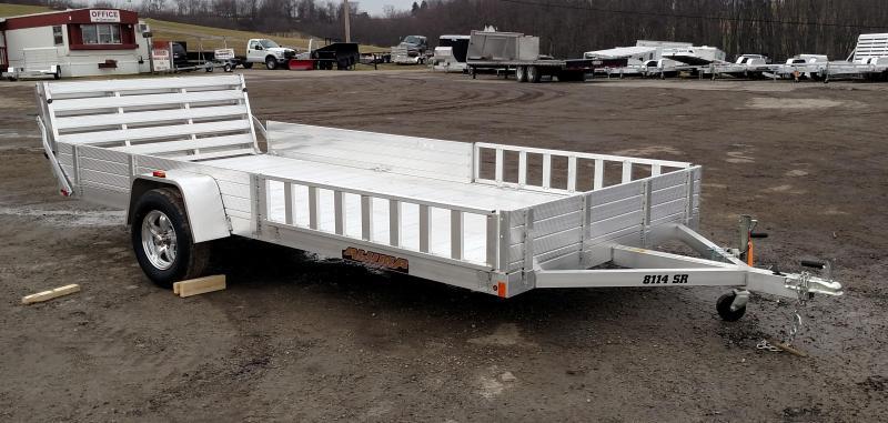 NEW 2019 Aluma 6'9" x 14' SR Utility Trailer w/ Side Ramps & Bi-Fold Gate NEW 2019 Aluma 6'9" x 14' SR Utility Trailer w/ Side Ramps & Bi-Fold Gate
