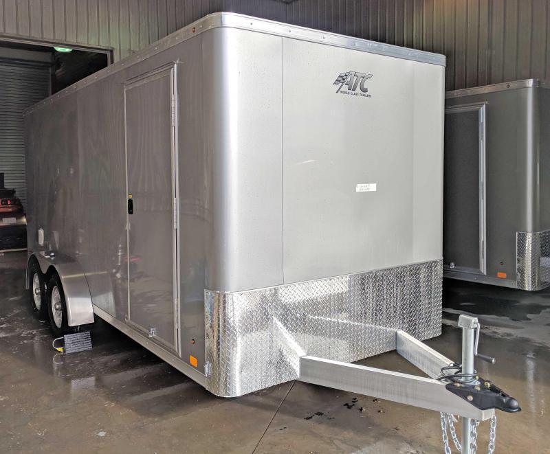 NEW 2019 ATC 7X16 Raven Aluminum Cargo Trailer w/Ramp Door & 12" Additional Height NEW 2019 ATC 7X16 Raven Aluminum Cargo Trailer w/Ramp Door & 12" Additional Height