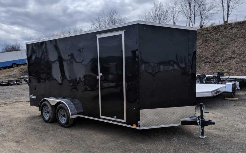 NEW 2020 Cargo Express 7x16 EX DLX Sloped V-Nose Cargo w/ Ramp Door (12" Add'l Height) NEW 2020 Cargo Express 7x16 EX DLX Sloped V-Nose Cargo w/ Ramp Door (12" Add'l Height)