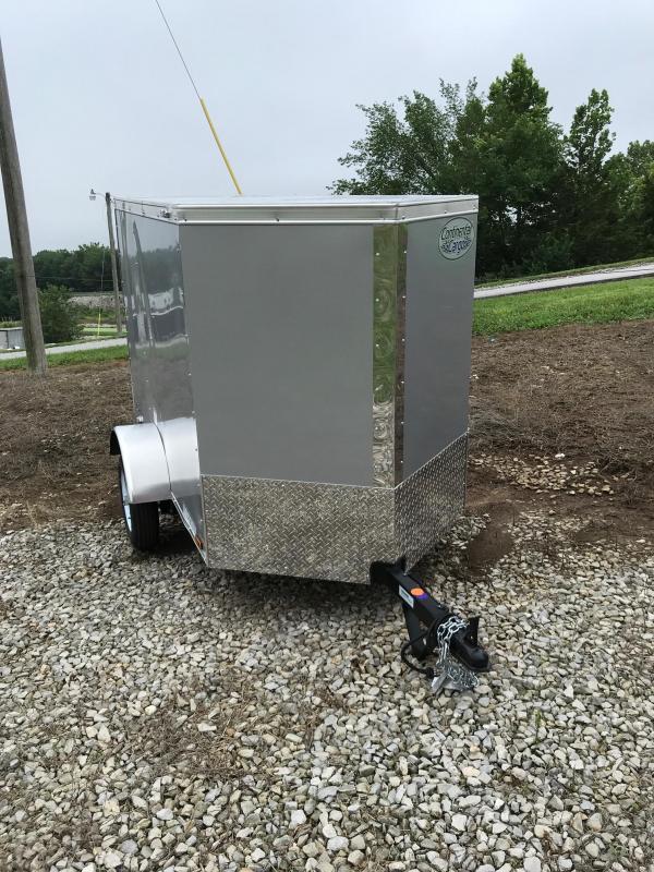 2020 Continental Cargo 4X6 CONTINENTAL CARGO V SERIES PEWTER Enclosed Cargo Trailer 2020 Continental Cargo 4X6 CONTINENTAL CARGO V SERIES PEWTER Enclosed Cargo Trailer
