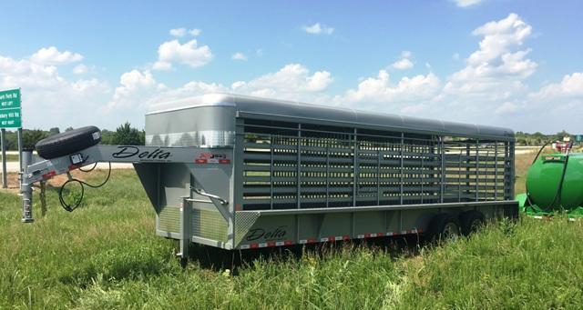 2018 Delta Manufacturing 600 CATTLEMAN GOOSENECK Livestock Trailer 2018 Delta Manufacturing 600 CATTLEMAN GOOSENECK Livestock Trailer