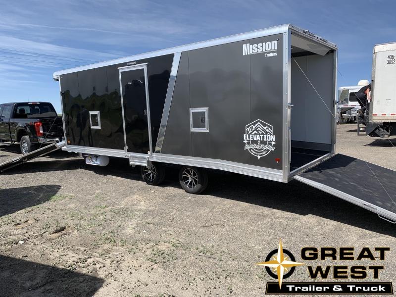 2020 Mission 2020 Mission 24 Elevation Series Limited Edition Snow/Side by side trailer Snowmobile Trailer 2020 Mission 2020 Mission 24 Elevation Series Limited Edition Snow/Side by side trailer Snowmobile Trailer