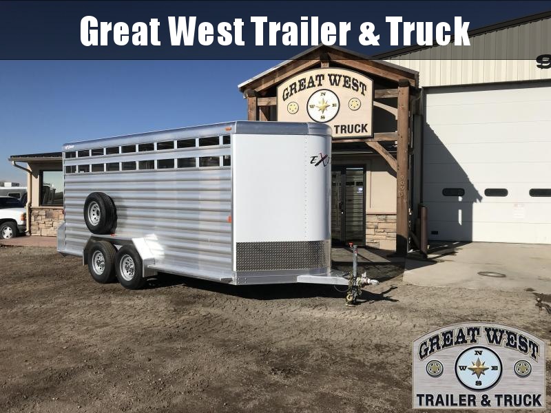 2018 Exiss Trailers 16 Stock Trailer Bumper Pull Livestock Trailer 2018 Exiss Trailers 16 Stock Trailer Bumper Pull Livestock Trailer