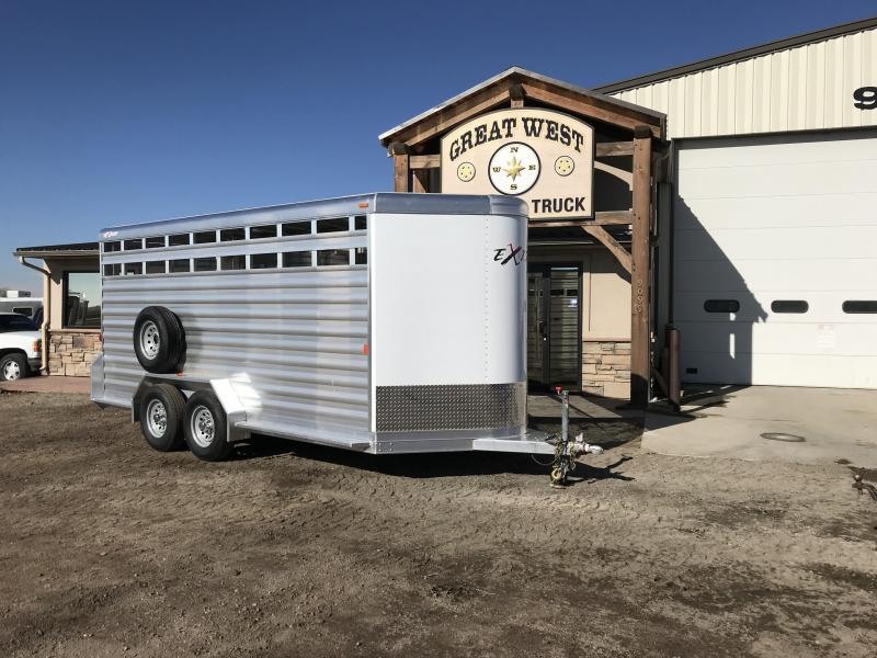2019 Exiss Trailers 16 Stock Trailer Bumper Pull Livestock Trailer 2019 Exiss Trailers 16 Stock Trailer Bumper Pull Livestock Trailer