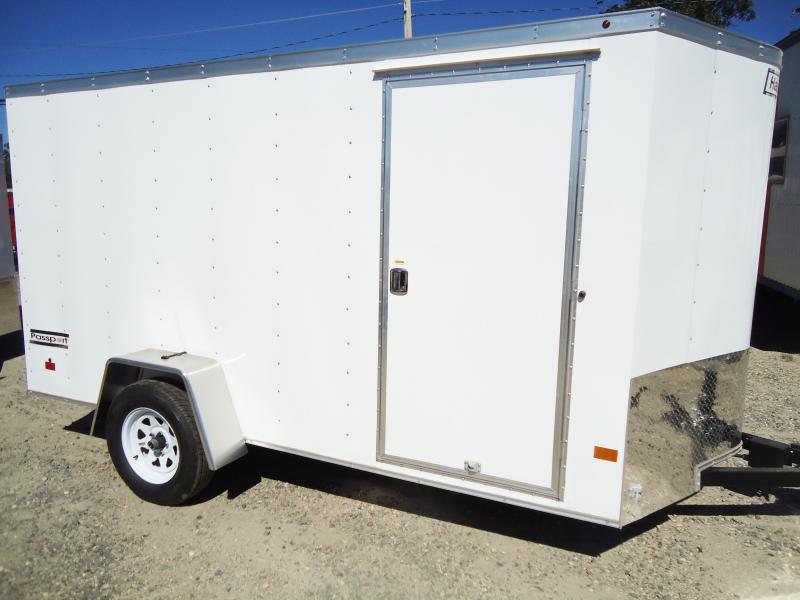 2019 Haulmark 6X12 PPT S2 EB RAMP WHITE Enclosed Cargo Trailer 2019 Haulmark 6X12 PPT S2 EB RAMP WHITE Enclosed Cargo Trailer