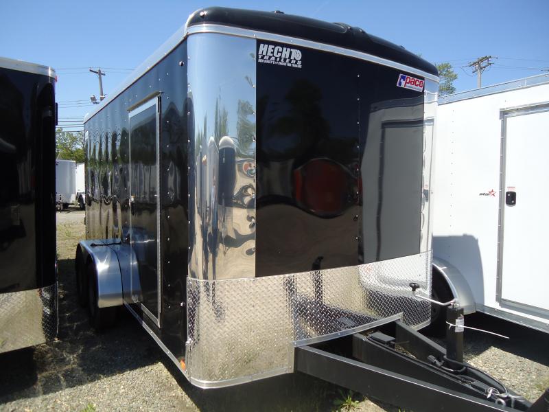 2018 Pace American 7X14 CLS TE2 18" TUNG 6"X BLACK Enclosed Cargo Trailer 2018 Pace American 7X14 CLS TE2 18" TUNG 6"X BLACK Enclosed Cargo Trailer