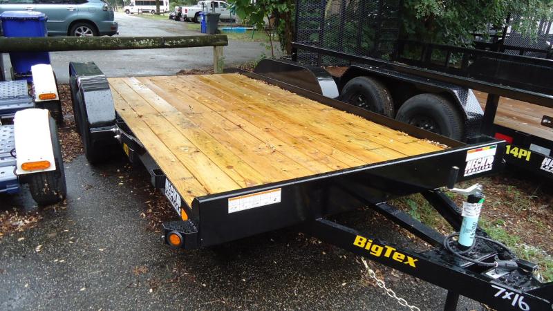 2020 Big Tex Trailers CH 7X16 70CH 16BKDT4SIR DT BLACK Equipment Trailer 2020 Big Tex Trailers CH 7X16 70CH 16BKDT4SIR DT BLACK Equipment Trailer