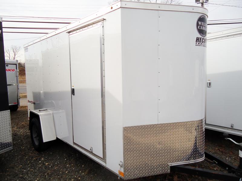 2019 Wells Cargo 5X8 FT 1 RAMP WHITE Enclosed Cargo Trailer 2019 Wells Cargo 5X8 FT 1 RAMP WHITE Enclosed Cargo Trailer