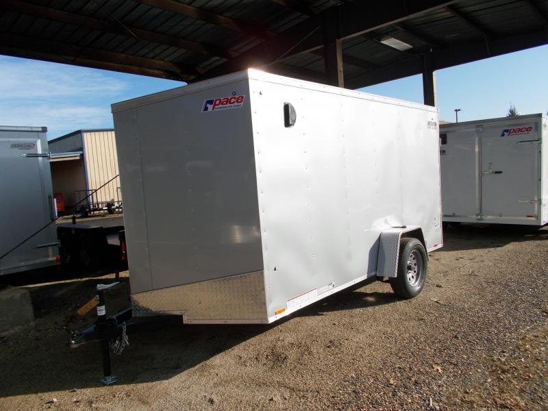 2019 Pace American 6X12 OBDLX SI2 SVNTS SILVER Enclosed Cargo Trailer 2019 Pace American 6X12 OBDLX SI2 SVNTS SILVER Enclosed Cargo Trailer