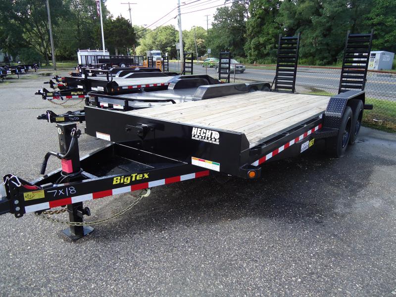 2019 Big Tex Trailers EH 7X18 16ET 15+3BK 5SUKR KNEE BLACK Equipment Trailer 2019 Big Tex Trailers EH 7X18 16ET 15+3BK 5SUKR KNEE BLACK Equipment Trailer