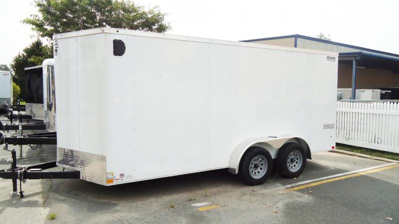 2019 Haulmark 7X16 PPT T2 WHITE Enclosed Cargo Trailer 2019 Haulmark 7X16 PPT T2 WHITE Enclosed Cargo Trailer