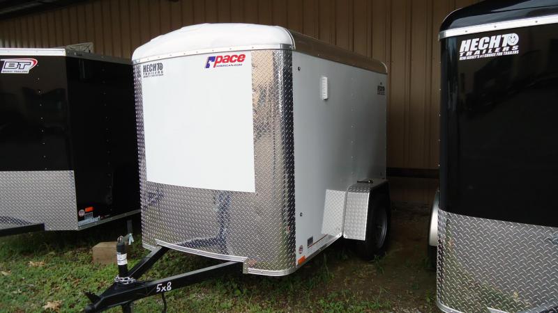 2020 Pace American 5X8 JTSE SI2 SVNT WHITE Enclosed Cargo Trailer 2020 Pace American 5X8 JTSE SI2 SVNT WHITE Enclosed Cargo Trailer