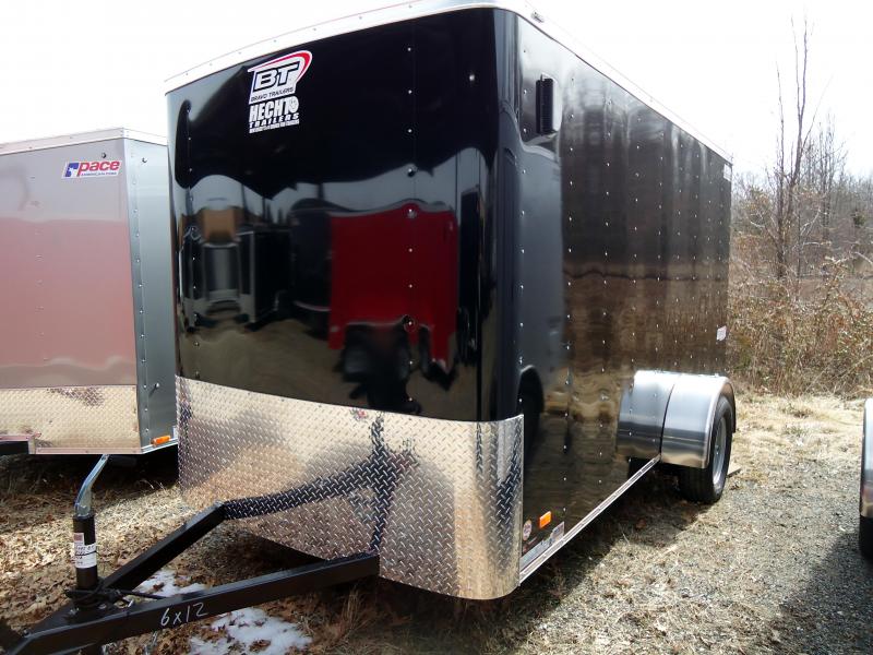 2019 Bravo Trailers 6X12 SC SA RAMP BLACK Enclosed Cargo Trailer 2019 Bravo Trailers 6X12 SC SA RAMP BLACK Enclosed Cargo Trailer