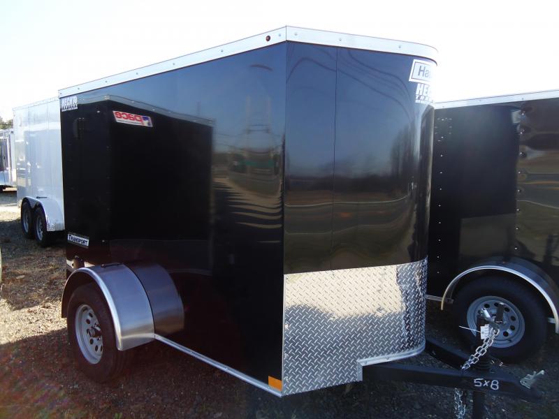 2019 Haulmark 5X8 TSV S2 SCREWLESS BLACK Enclosed Cargo Trailer 2019 Haulmark 5X8 TSV S2 SCREWLESS BLACK Enclosed Cargo Trailer