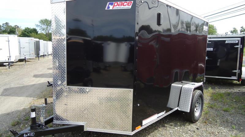2020 Pace American 6X10 JVSE SI2 24VS RAMP SVNT BLACK Enclosed Cargo Trailer 2020 Pace American 6X10 JVSE SI2 24VS RAMP SVNT BLACK Enclosed Cargo Trailer