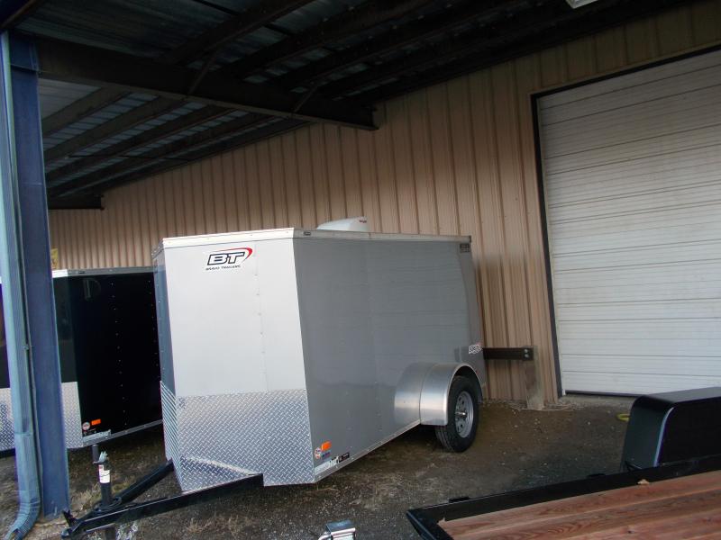 2019 Bravo Trailers 5X10 SC SA V RAMP MINI VNT APP SILVER Enclosed Cargo Trailer 2019 Bravo Trailers 5X10 SC SA V RAMP MINI VNT APP SILVER Enclosed Cargo Trailer