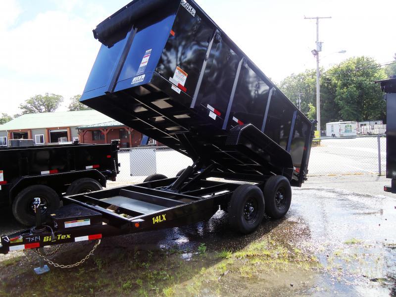 2018 Big Tex Trailers DT 7X14 14LX 14BK P4 7SIR TARP BLACK Dump Trailer 2018 Big Tex Trailers DT 7X14 14LX 14BK P4 7SIR TARP BLACK Dump Trailer