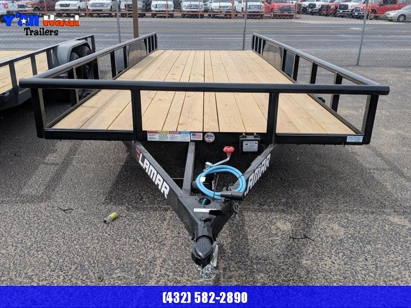 Lamar 83 X 20 PT Ramps Brake Equipment Trailer Lamar 83 X 20 PT Ramps Brake Equipment Trailer